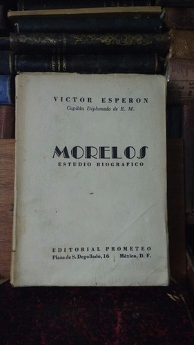 Víctor Esperón Morelos Estidio Biográfico