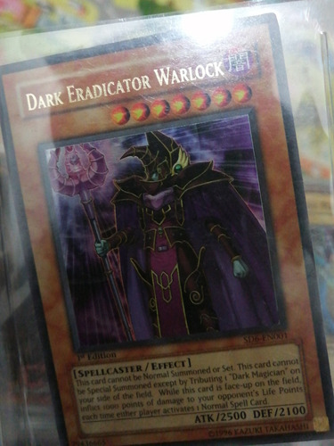 Dark Eradicator Warlock Y Dark Magician - Cartas Yugi Oh (Usado)