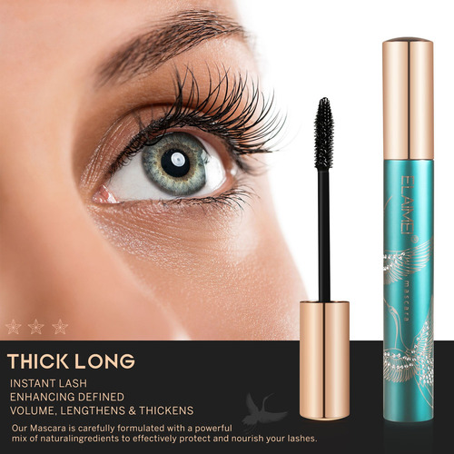 2 Peças De Rímel Slender Fine Waterproof Setting Soft Natura