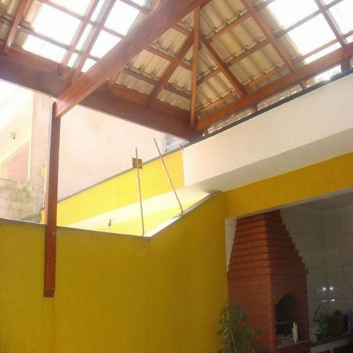 Telha Plástica Transparente Pet Injetada Modelo Tettogress