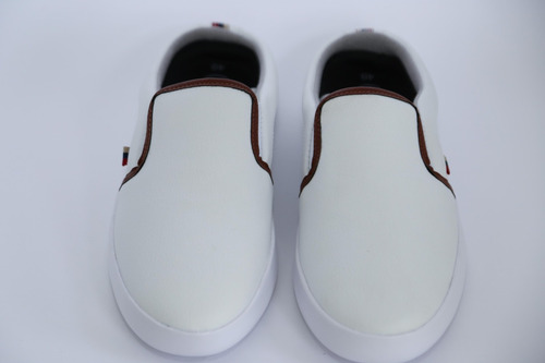 Sapatenis Iate Mule Slip-on Masculino Branco Sound Shoes