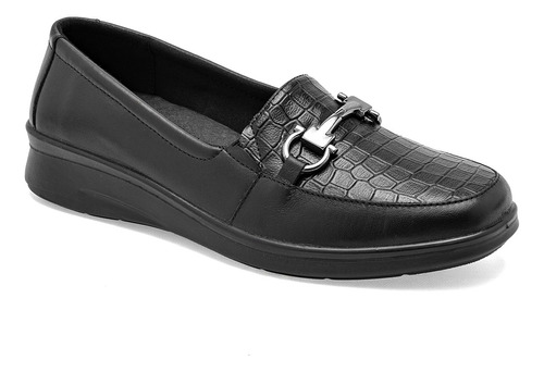 Zapato Confort Mujer Flexi Negro 120-551