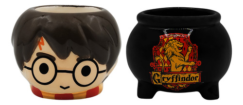 Tazas Mini De Ceramica Set 2pz Expreso 103.5ml Harry Potter