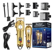 Comprar Combo 2 Máquinas Corta Pelo Barba Inalambricas Kemei Km-2011