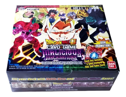 Dragon Ball Scg - Booster Box - Malicious Machinations - B8