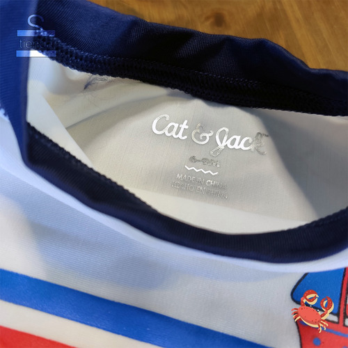 Remera Camiseta Baño Niño Cat &jack Upf 50
