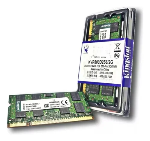 comprar Memoria Ram 2gb Ddr2 800mhz Kingston Pc2-6400 Laptop