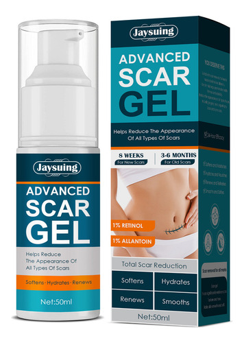 . Crema For Cicatrices En Gel J, Eliminación De Queloides,