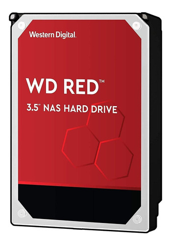 Disco duro interno Western Digital WD Red WD60EFRX 6TB rojo