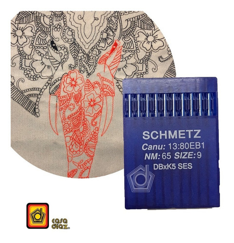 Agujas Schmetz Para Máquinas Bordadoras Dbxk5 100 Pzas.