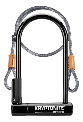 Candado Para Bicicleta U-lock De 8  + Eslinga De 1,2 M Kryptonite Keeper Std