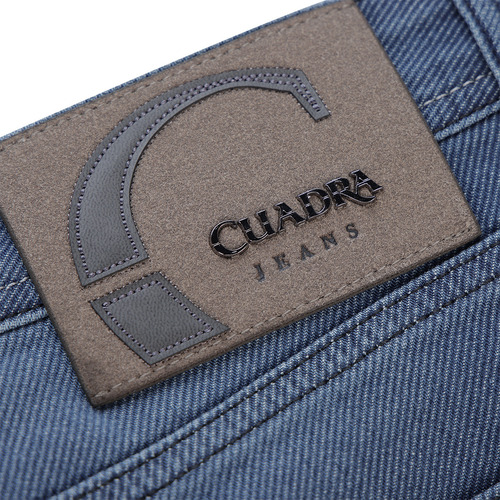 Jeans Cuadra Para Caballero Corte Recto Azul
