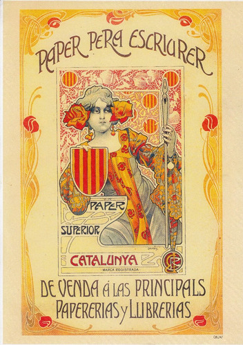 Art Nouveau Modernismo Catalan Publicidad Gaspar Camps 