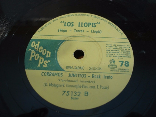 Pasta Los Llopis Odeon Pops C78