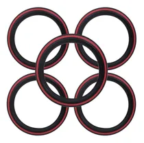 Comprar 05 Faixa Branca Filete Vermelho Pneu Aro 15 Fusca Tipo Empi