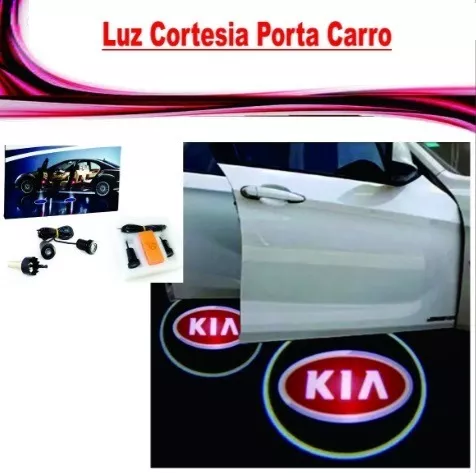 Luz Cortesia Projetor Porta De Carro Kia Vw Chevrolet