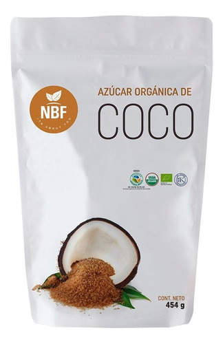 Nbf Azúcar De Coco Orgánica 454gr.