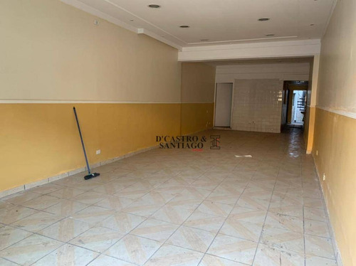 Salão Para Alugar, 140 M² Por R$ 3.300,00/mês - Quarta Parada - São Paulo/sp - Sl0098