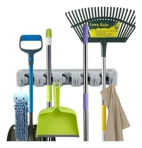 Comprar Organizador Soporte Cuelga Porta Escobas Ganchos Escobero