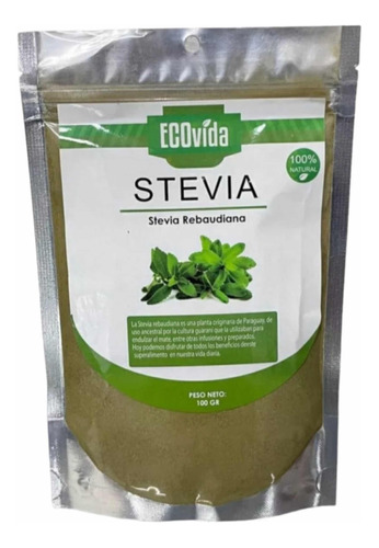 Stevia Verde En Polvo 100gr