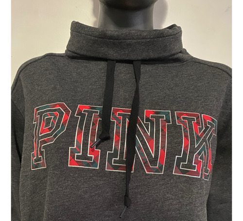 Sudadera Gris Oscuro Pink Dama Talla Chica Mod.26389849