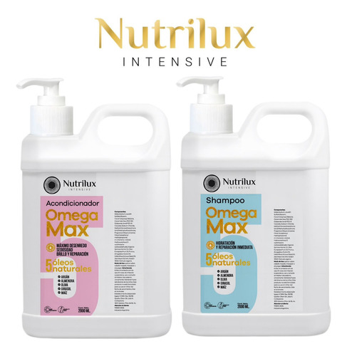 Shampoo Post Y Acondicionador X 2 Litros Nutrilux Intensive