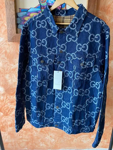 Chamarras de mezclilla gucci sale