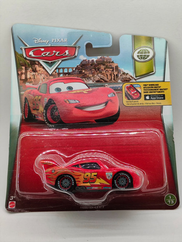 Rayito Macqueen. Cars, Disney Pixar Mattel.