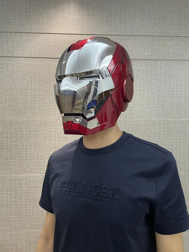 Casco electrónico Iron Man, juguete Iron Man con voz