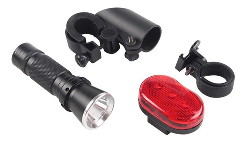 Juego Luces Bici Led Delantera 3w Trasera 5w 24-1t0601 Um