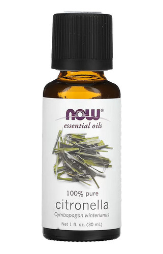 Now Aceite Esencial Citronela Citronella 30ml 100% Puro  