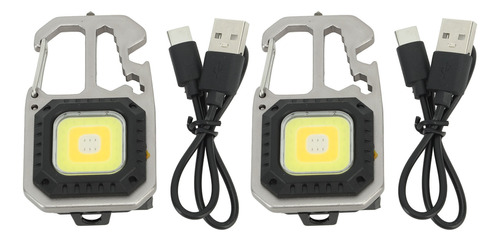 Llavero Led Work High Bright Mini Cob Ip66 Multi, 2 Unidades