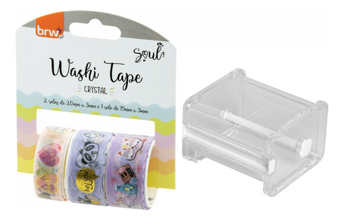 Washi Tape Cinta Decorativa Soporte Dispenser Acrílico Brw