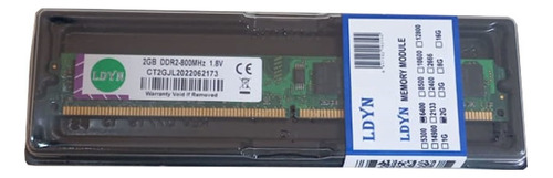 Memoria Ram Ldyn Ddr2 2gb Pc2-6400 800 MHz