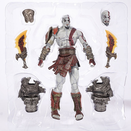 Figura Kratos God Of War 3 Articulada Con Accesorios 20cm