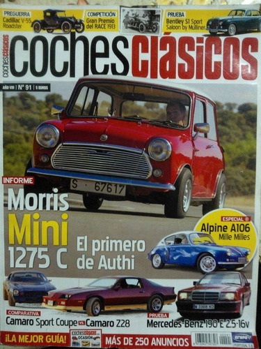 Revista Coches Clasicos. Mini Morris 1275 C. Alpine A106