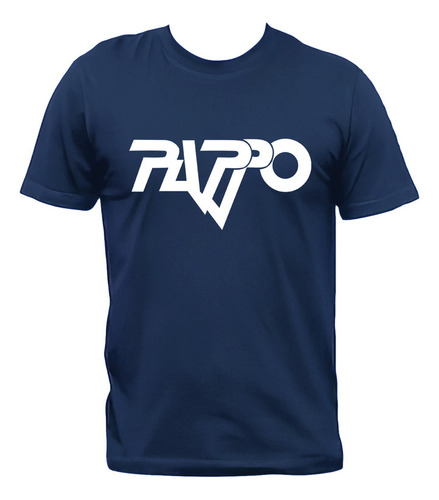 Remera Pappo Logo Riff Rock Nacional Algodón Premium