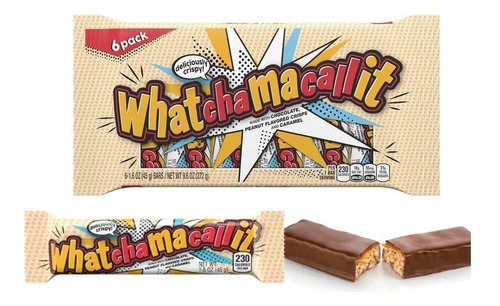 6 Pack Chocolates Whatchamacallit Bar 272g Dulces Americanos