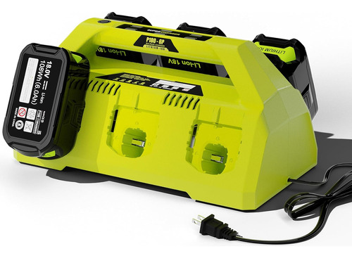 Nepowill 6-ports Replacement Fast Charger For Ryobi 18v Batt