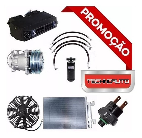 Kit Ar Condicionado Automotivo Universal Duas Unidades