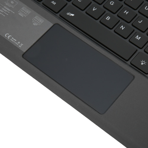 Teclado Negro Inalámbrico Ultradelgado Portátil De 7 Colores