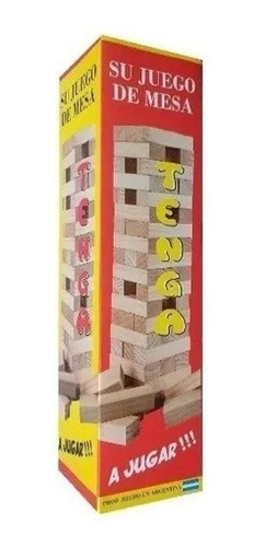 Yenga Juego De Ingenio Gigante Madera Tenga Torre Taquitos 