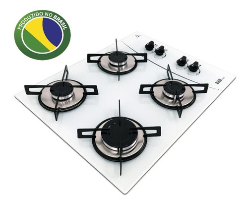 Fogão Cooktop 4 Bocas D & D *escolha A Cor Antes De Comprar