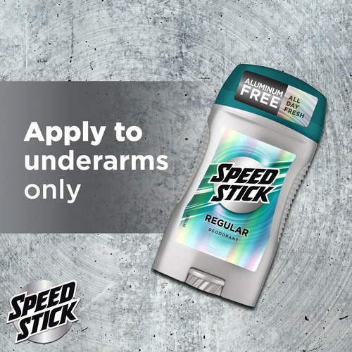Desodorante Speed Stick Regular, 85 g, paquete de 4 unidades
