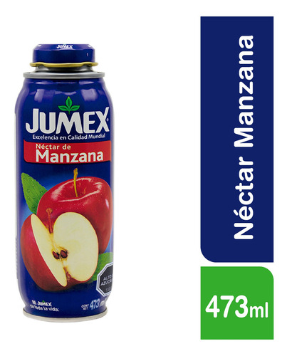 Pack 12 Jugo Nectar Jumex Manzana 473 Ml