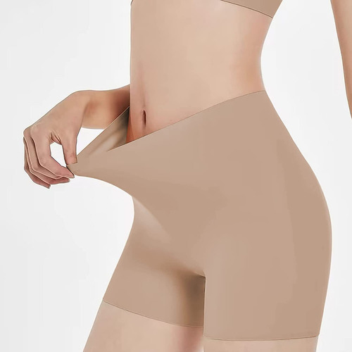 Pantalones Cortos Tipo Bóxer Con Cintura Alta Para Mujer