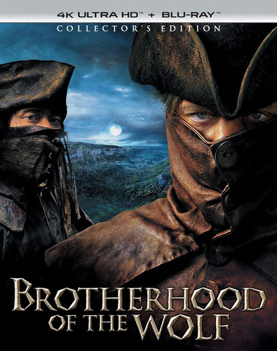 4k Ultra Hd + Blu-ray Brotherhood Of The Wolf / Subt Ingles