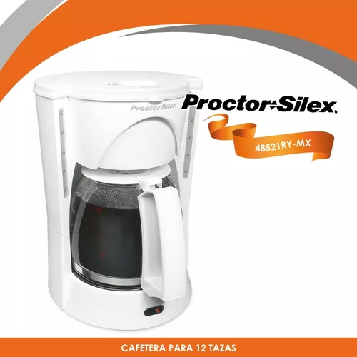 Cafetera 12 tazas Proctor Silex blanca