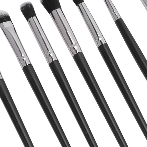 Juego De 12 Brochas De Maquillaje De Nailon En Polvo Para Co