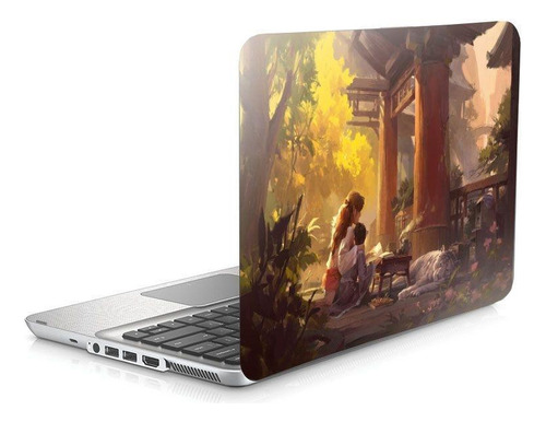 Skin Adesivo Protetor Para Notebook 15 Mãe E Filho Tigre D24